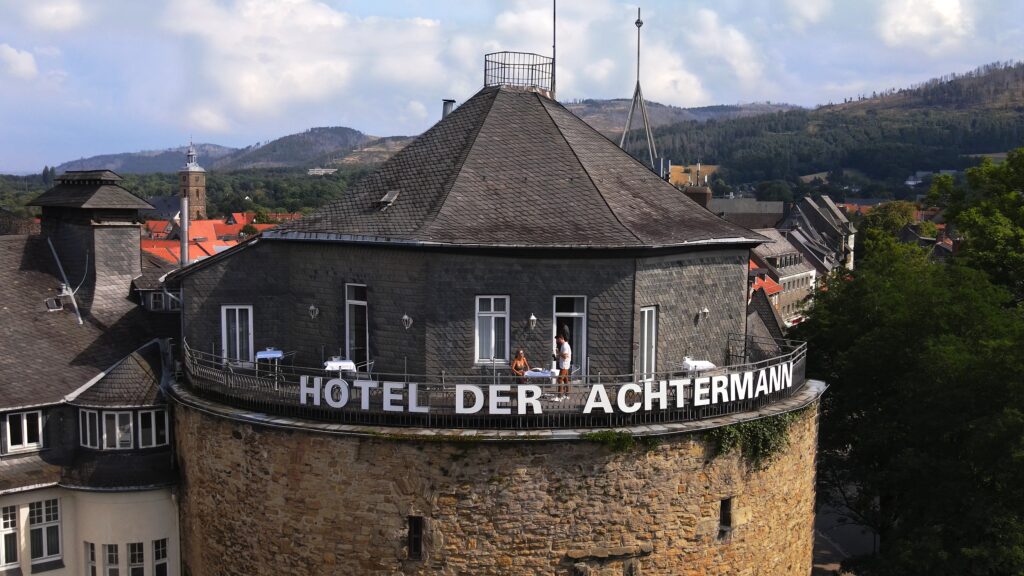 Drohnenaufnahme vom Achtermann