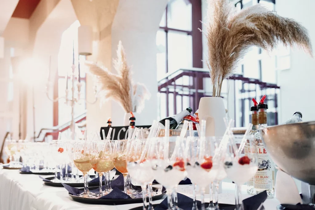 Lilletbar bei einer Hochzeit