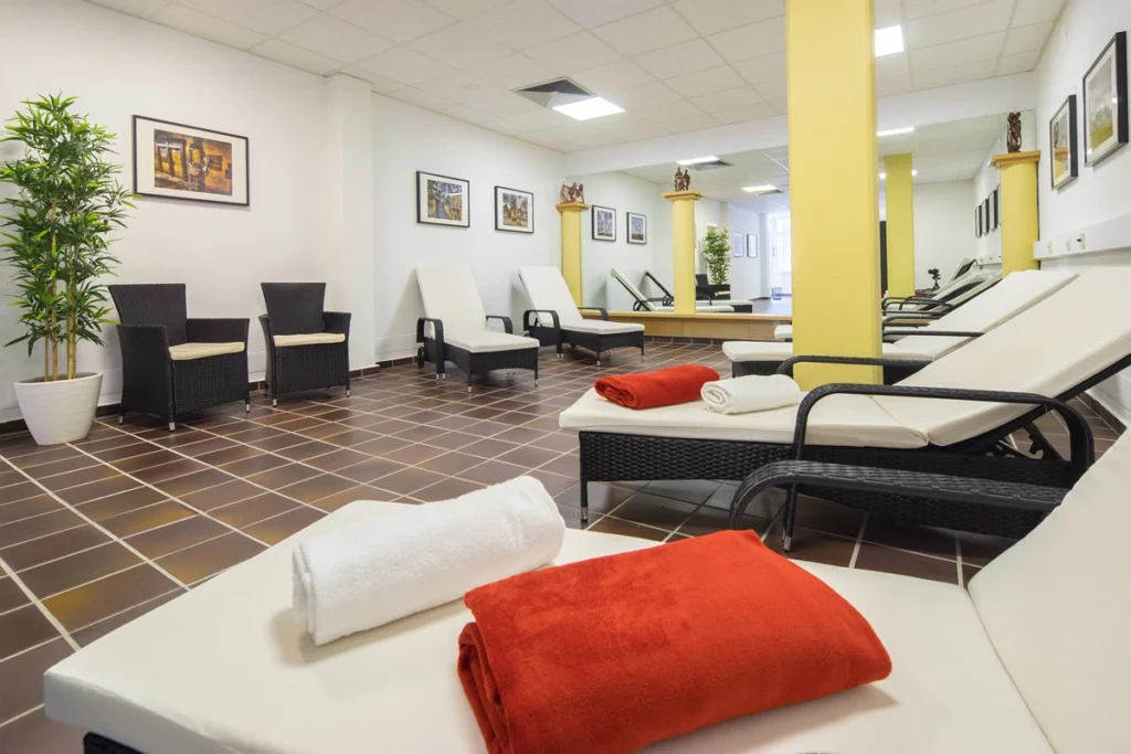 Ruheraum im Wellnessbereich